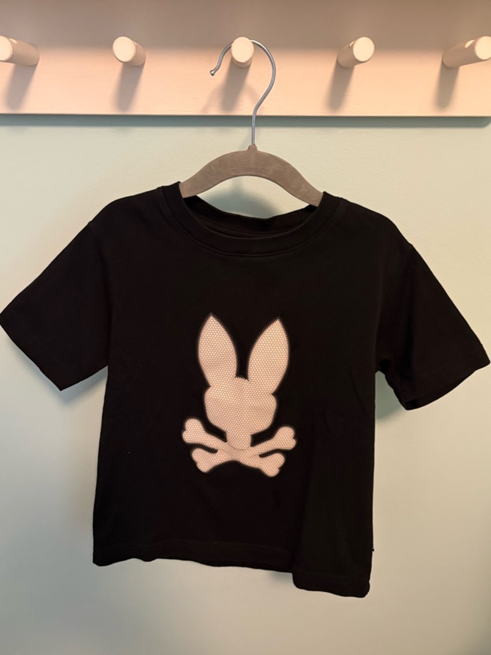 Psycho Bunny Black Crewneck with Iconic Logo